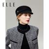 ELLE 100% Sheep Wool Pleated Duck Tongue Hat