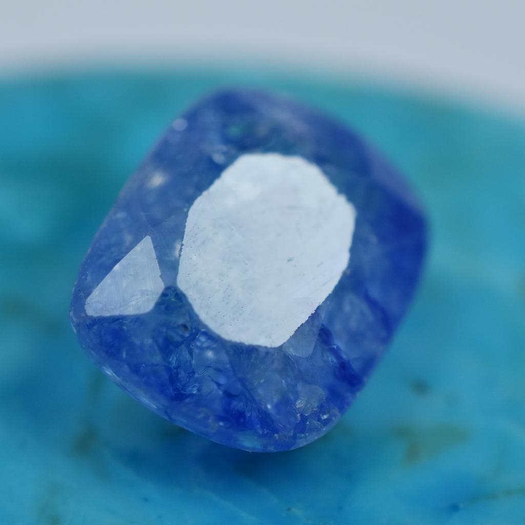 5.35 Carat Cushion Shape Blue Sapphire Natural Loose Gemstone