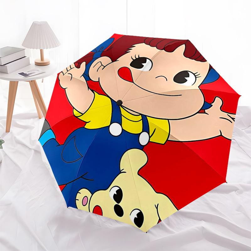 Cartoon Character Automatic Opening and Closing, 8 rib Structure Portable Umbrella, Suitable for Men and Women in All Seasons Perfect Gift