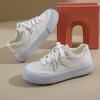 Ladies Shoes Lace-up Women's Vulcanize Shoes Fashion Color Matching Ladies Casual Shoes New Round Head Classic Sneakers