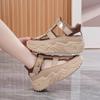 Sandals 2025 New Summer Versatile Hollow Sports Leisure Thick Sole Heightening Explosion Hole Roman Sandals Dad Shoes