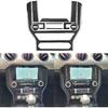 NVCNX Real Carbon Fiber Compatible with Ford Mustang GT 2015- 2016 2017 2018     Accessories Car Gear Shift Frame Cover Interior Trim Sticker Decal