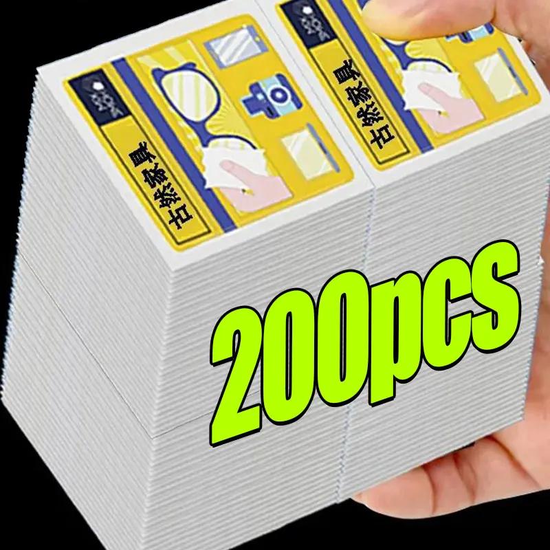 10-200pcs High Quality Cleaning Cloth Glasses Cleaner Cleaning Cloth for Glasses Cloth Len Phone Screen Cleaning Wipes Wholesale
