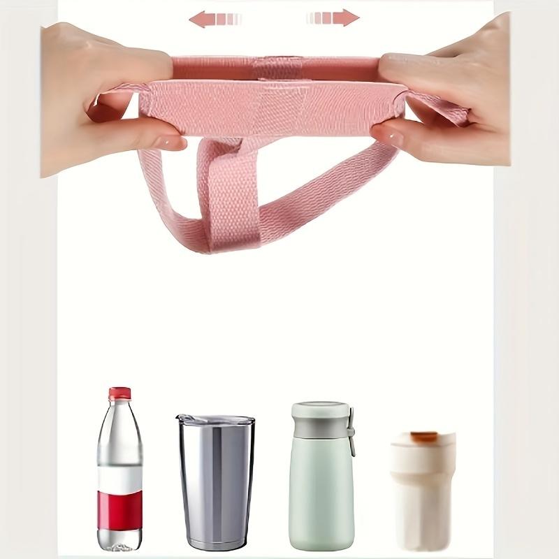 1/2PCS Outdoor Portable Beverage Bottle Strap Water Bottle Handle With Adjustable Strap Water Bottle Bag Canning Cup Protector