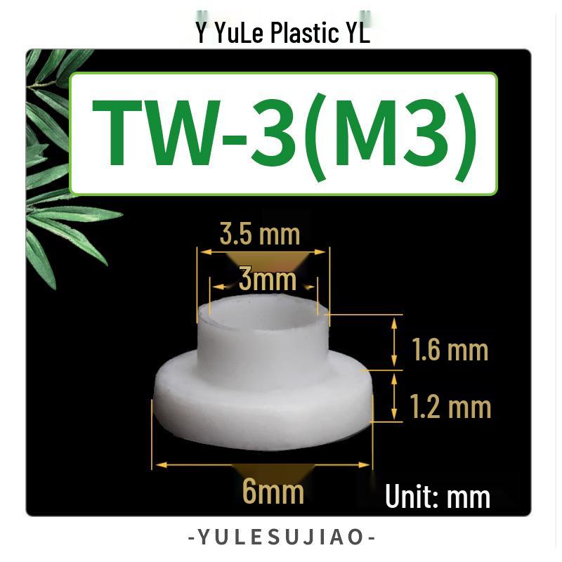 Nylon Insulating T-Type Plastic Washer for Transistor