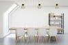 MODERN WOODEN LED CEILING HANGING LAMP