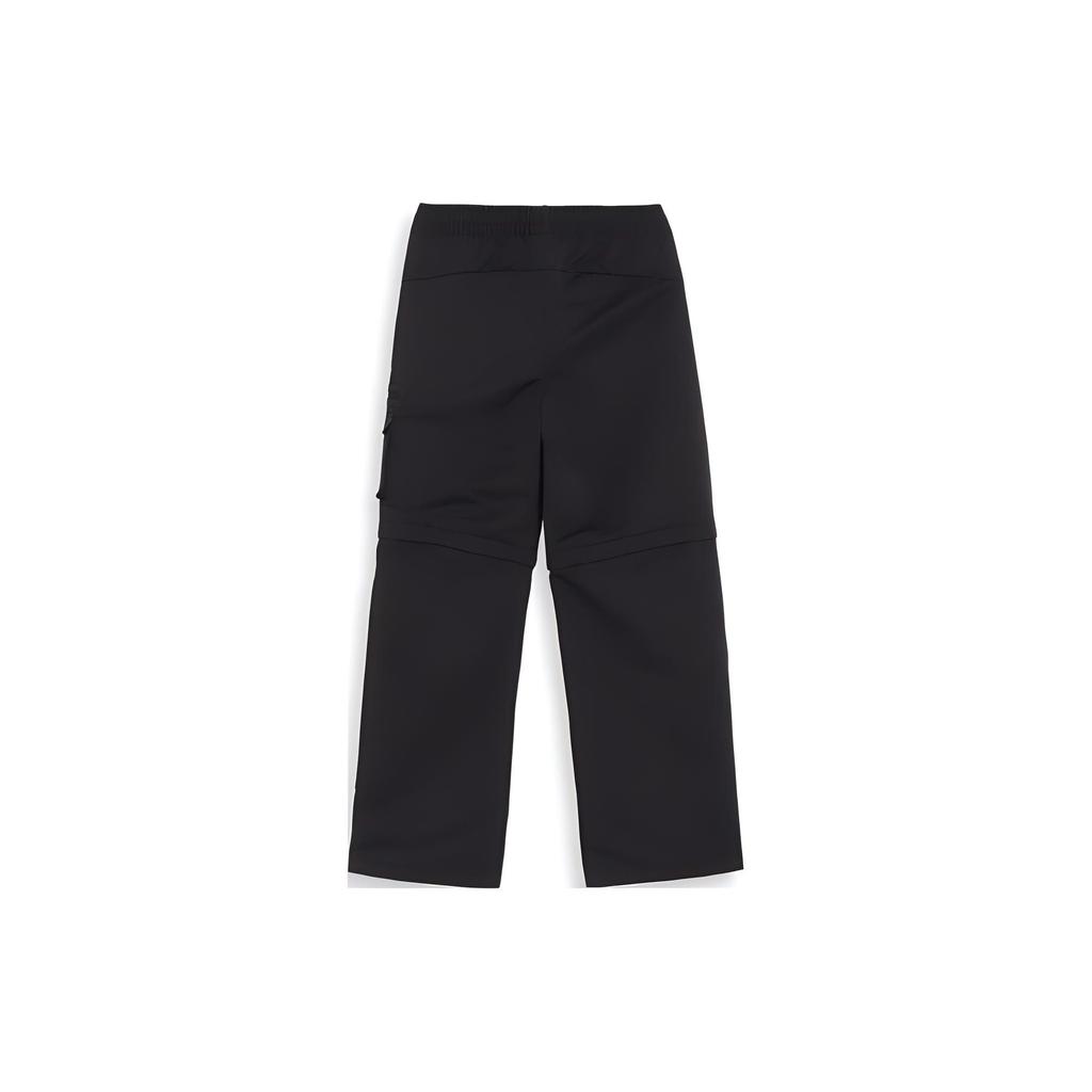 Puma X Sorayama Woven Pants Loose Mid-Waist Elastic Straight-Leg Casual Men Bottoms Black 622607-01