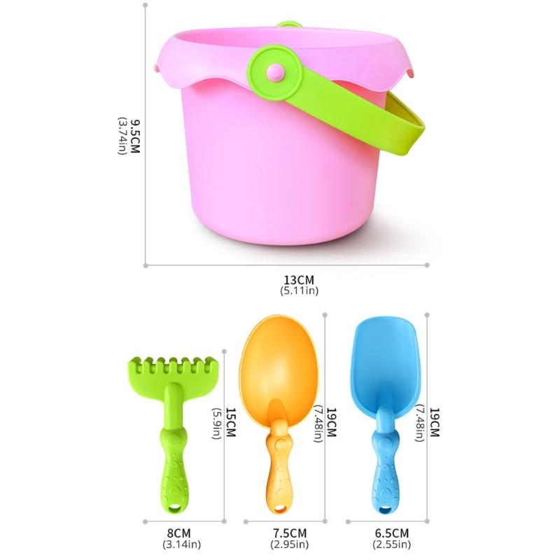 Children's Beach Toy Sand and Water Play Set Digging Sand Tool Beach Toy Set for Ages 3+ Fun Game