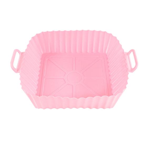 Подложки для фритюрницы Силиконовый противень Многоразовая корзина для фритюрницы Коврик для фритюрницы с антипригарным покрытием Противень для пиццы Духовка Кухонные принадлежности