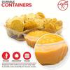 100pcs 12oz Disposable Nacho Trays Perfect for Cheese Dip Snacks Parties Convenient Durable Food Boats for Concession Stands Movie Nights & Carnivals