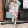 Y2k Harajuku Kawaii милая толстовка для женщин японская мода лоскутное толстовка с рисунком и принтом в консервативном стиле женская новинка