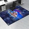 Soccer Star Legend Collage Print Area Rug Sports Fan Non‑Slip Rectangular Floor Mat for Gaming Room Office Living Bedroom Home Decor