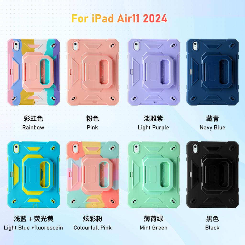 Чехол для iPad A19 A16 10-го 11-го 12-го 7-го 8-го 9-го 10.2 Pro 11 Air 11 M2 M3 Air 5 4 Ударопрочный с подставкой Безопасный для детей