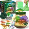Dinosaur Terrarium Miniature Making Handmade Craft Free Research Miniature Gift for Elementary School Students Kit, Kit, Toy, Kit, Kit, Kit, Kit, Toy,