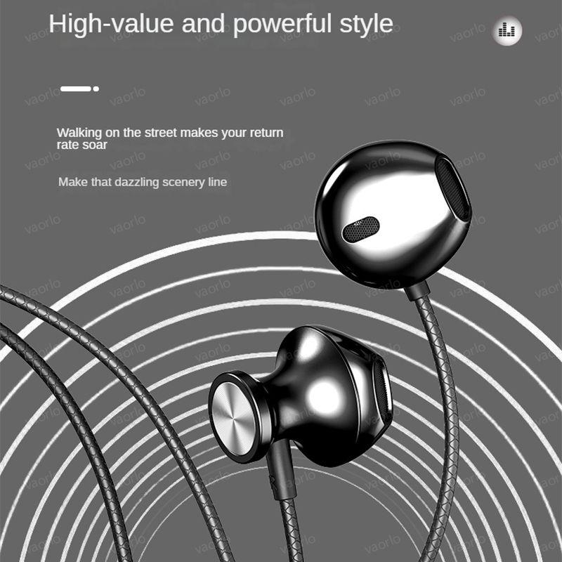 DAC Digital Chip Wired Earphones 3.5MM AUX/Type-C 9D HIFI Heavy Bass Surround Stereo Sound In-Ear Headsets For Samsung Android iPhone 15/16