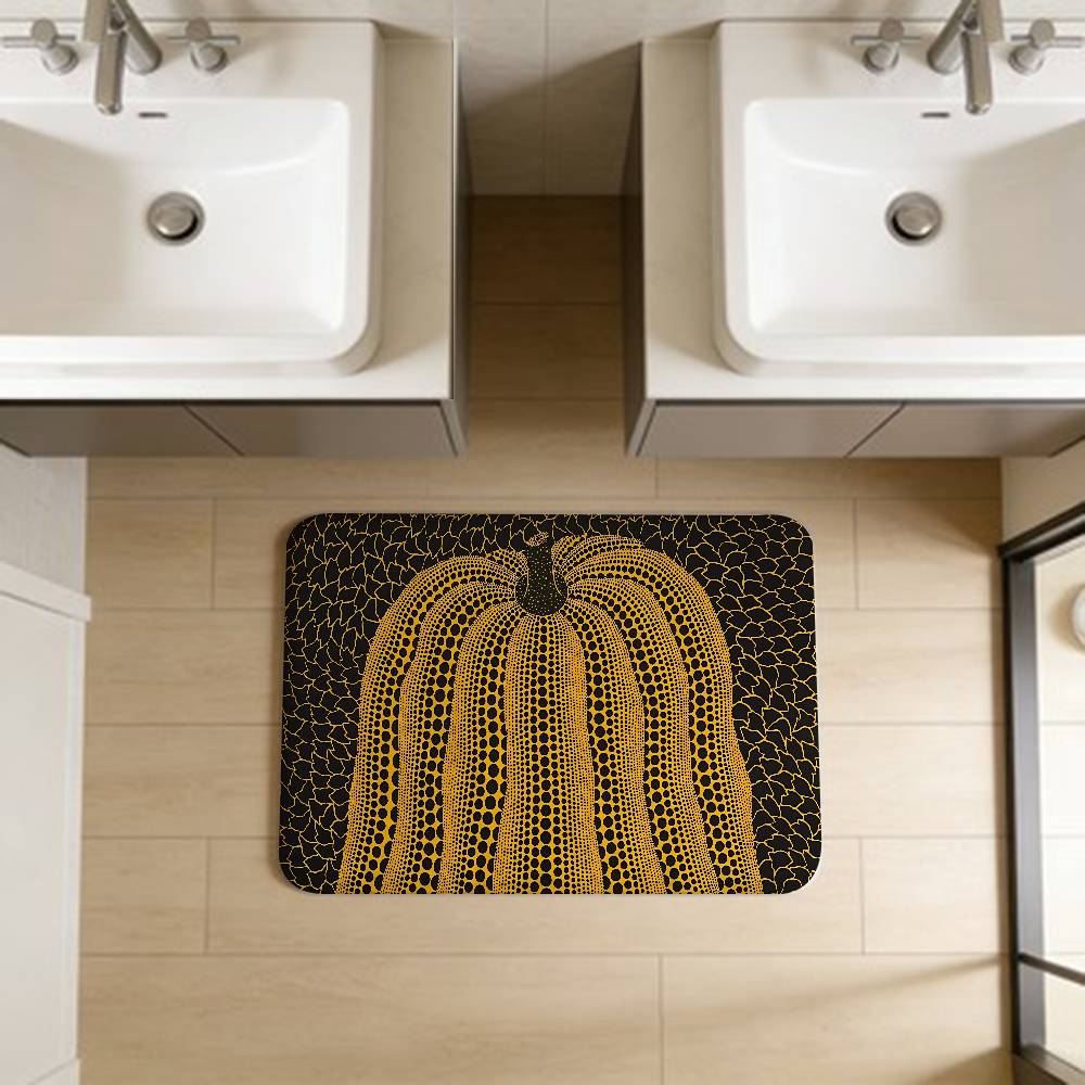 Yayoi Kusama Art Floor Mat Rectangle Anti-slip Home Soft Badmat Front Door Indoor Outdoor Mat Hotel Decor Mat
