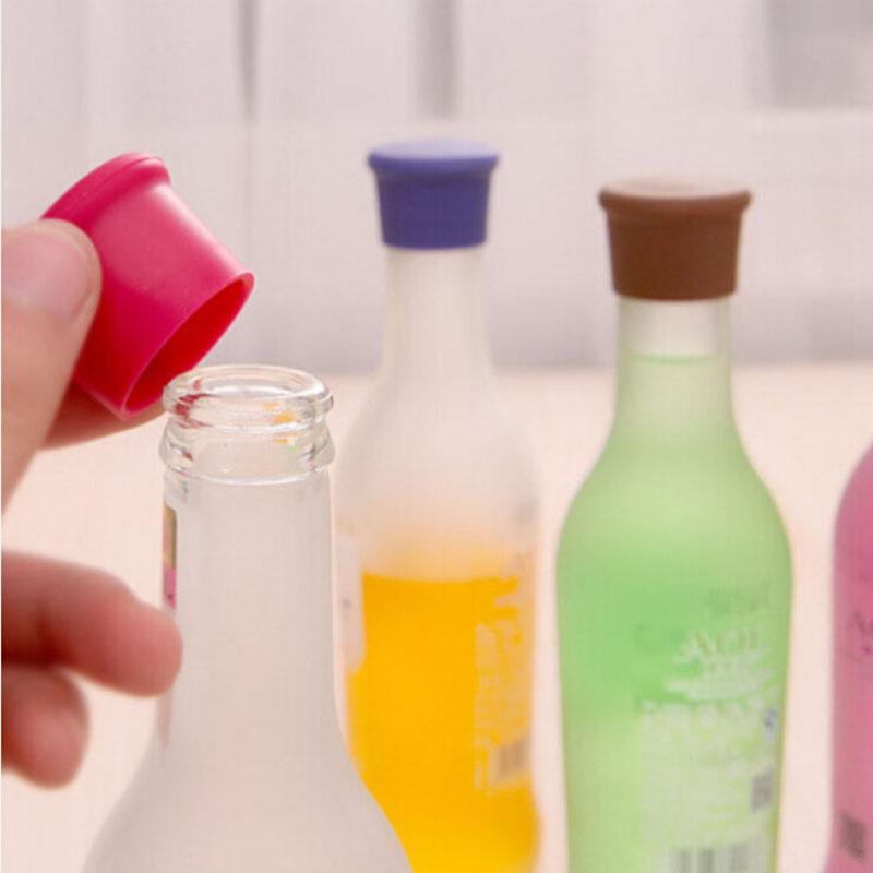 Силиконовая крышка для вина, пива, пробка для бутылки, крышка для напитков, домашняя кухня, барные инструменты