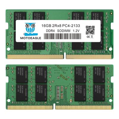16 ГБ x 1 DDR4 2133 МГц (DDR4-17000) PC4-17000 (PC4-2133V) Небуферированная память RAM для ноутбука, 1.2V, CL15, 2Rx8, двухранговая, 260-контактная SODIMM, без ECC
