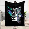 Abstract Urban Graffiti Art Blanket Comfortable Perfect for Chair Office Office Chair for All Occasions Playful Design