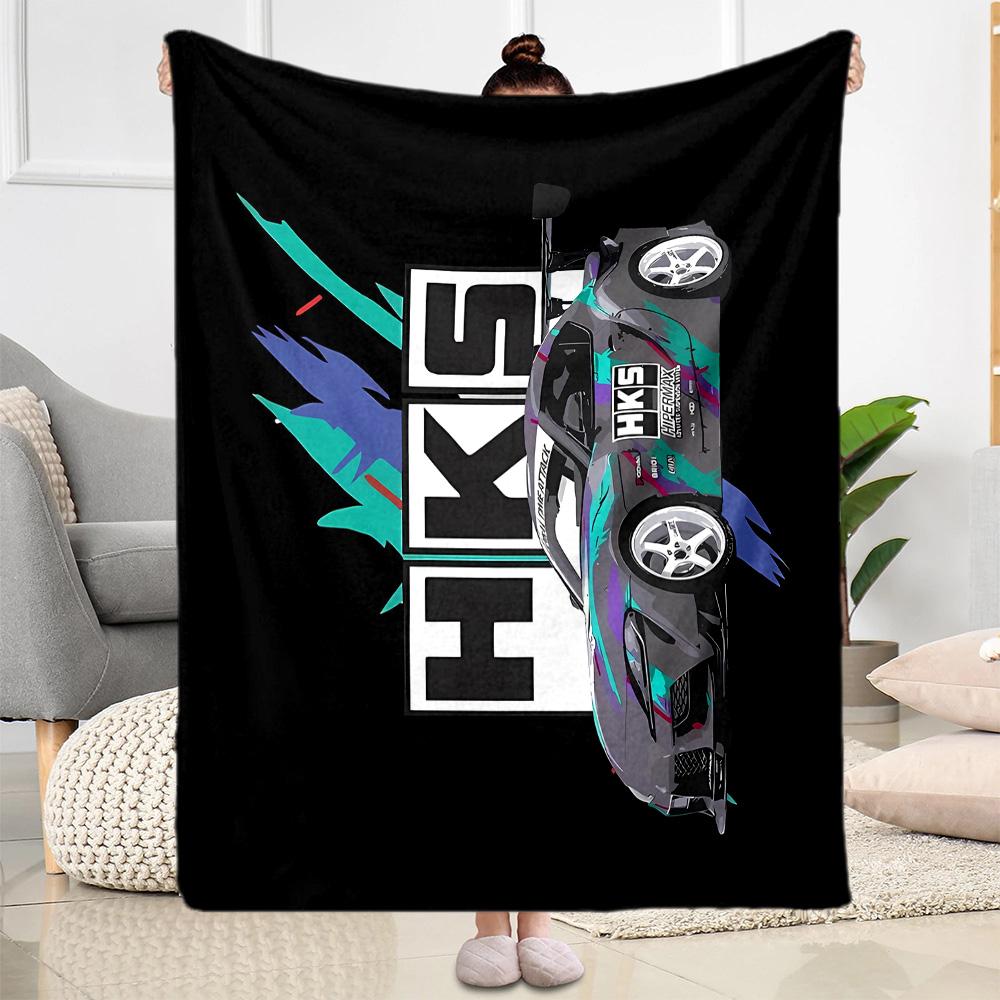 Abstract Urban Graffiti Art Blanket Comfortable Perfect for Chair Office Office Chair for All Occasions Playful Design