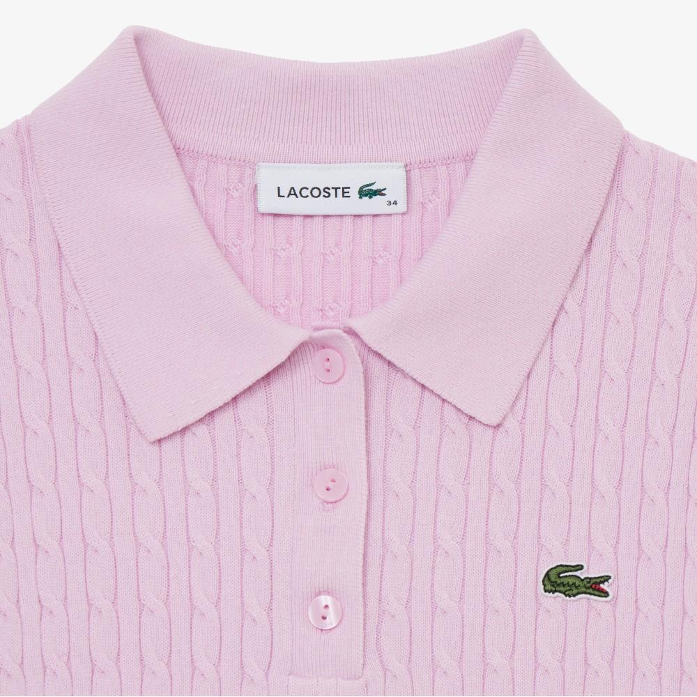 Lacoste Женский свитерок-поло с косами PF607E-56GZ4H
