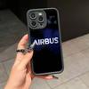 Чехол для телефона с логотипом Airbus Для IPhone 17 16 15 14 13 12 11 Air Plus Pro Max Мягкая задняя крышка