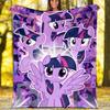 1pc My Little Pony5 Theme Blanket - Digital Print, Polyester, Cozy for All Seasons, Perfect for Outdoor, Camping, and Travel