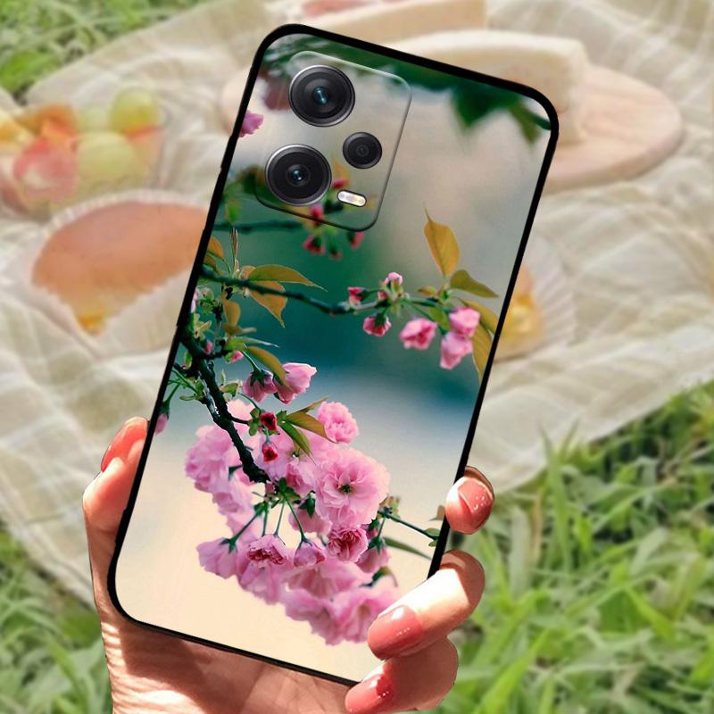 Чехол для Xiaomi Redmi Note 12 Pro 5G, Мягкий силикон, Ударопрочный ТПУ, Funda для Redmi Note 12 Pro 5G NFC, Защитный Capa
