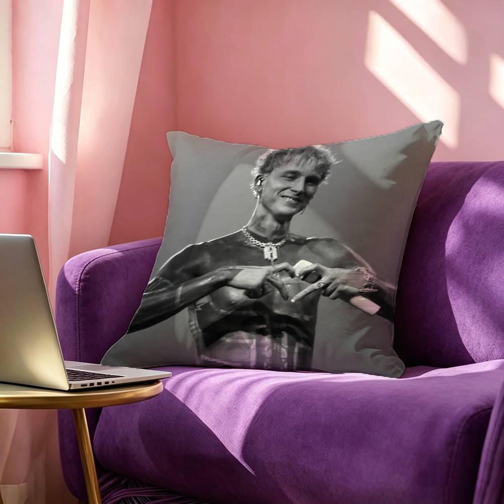 MGK LOST AAMERICANA Pillow Case Square DoubleSided Sofa Cushion Cover Bedroom Bedside Pillow