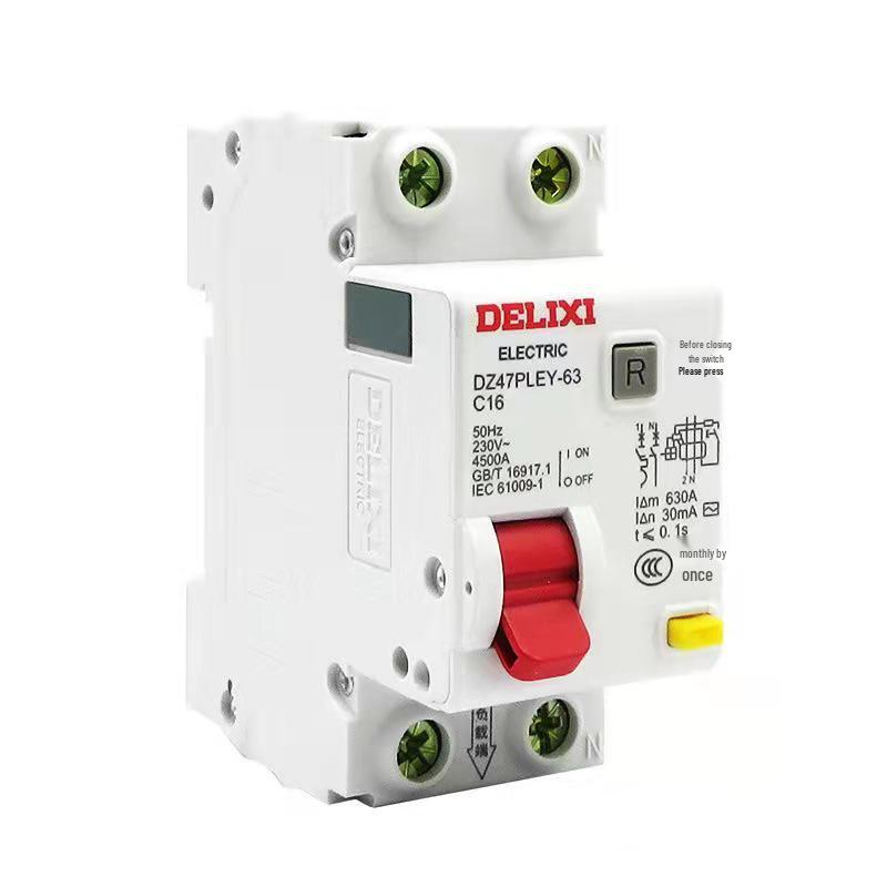 DELIXI DZ47PLEY-63 1P+N Мини-автомат УЗО (Автоматический выключатель дифференциального тока)