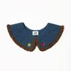 PLUMP DELIGHT Anne Beaded Collar_Denim