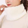 Winter Elastic Thick False Collar Scarf Double Sided Use Warm Women Knit Coldproof Neck Guard