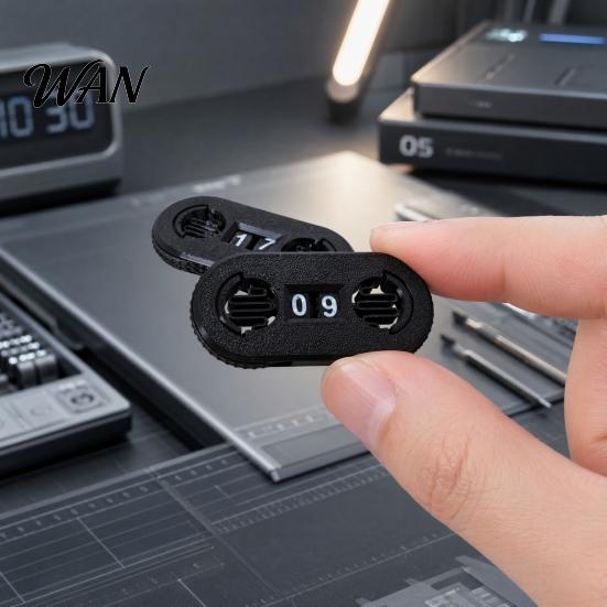 Number Wheel Lock Life Counter, 3D Printed Digital with Elastic Buckle, Two-Digit Health Stylish Storage Box Tracker Counter for Privacy Protection