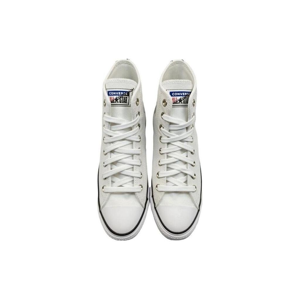 Converse All Star Comfortable Daily High Top Canvas Shoes Unisex Sneakers White Black A01587C