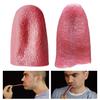Realistic Fake Tongue Prop for Magic Shows Halloween Scary Funny Tongue Reusable Trick Tool for Adults Kids Mentalism Magic Street Performances