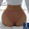 3Pcs/lot New Panties Women Lace Underwear Sexy Low-Waist G String Thong Transparent Hollow Out Briefs Solid Soft Female Lingerie