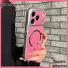 Матовая кожаная магнитная противоударная чехол-книжка для iPhone 17 Pro Max, Совместим с Apple 16