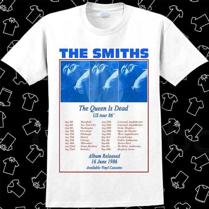 The Smiths Us Tour 86 Queen Is Dead T Shirt Meme Gift Fun Tee Vintage Style 548