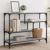 VidaXL Console Table, Sofa End Table with Shelf, Side Table with Legs, Entryway Storage Furniture, Industrial, 838916