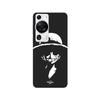 Case - MANIACASE - Huawei P60 Pro - Black and White - Flexible - Monkey D. Luffy