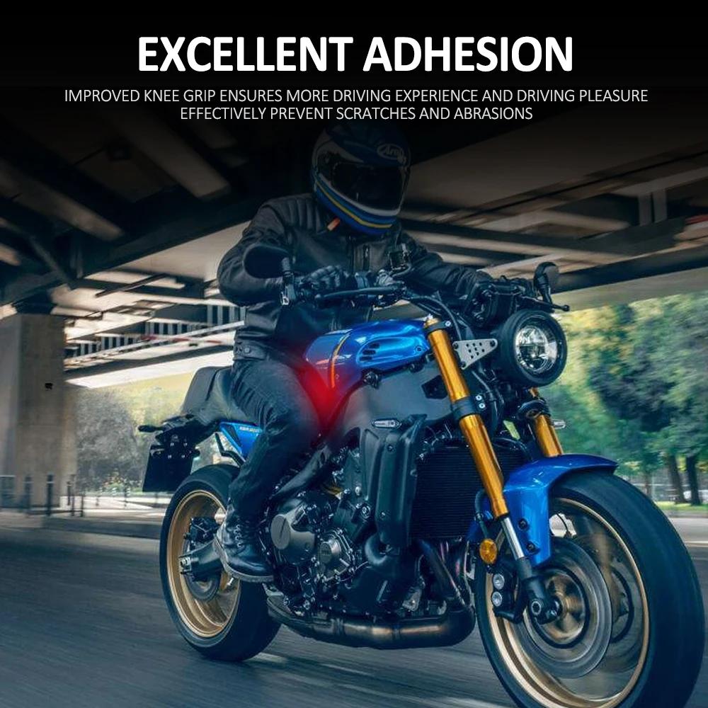 Новые текстурные накладки на бак XSR900 Защитные наклейки Наклейка на колено Боковая накладка для тяги на топливный бак Мотоцикл Для Yamaha XSR 900 xsr900 2022 2023