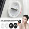 4Pcs Silicone Anti-collision Car Door Lock Protection Cover For Yaris Corolla Avensis Aygo Vitz Vios Yaris Mark-X Mirai