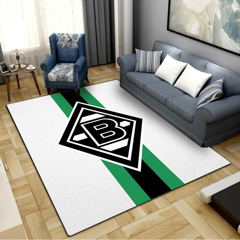 Ковер Borussia Mönchengladbach для гостиной, спальни, дома, дивана, игровая коврик для детей, нескользящий напольный коврик