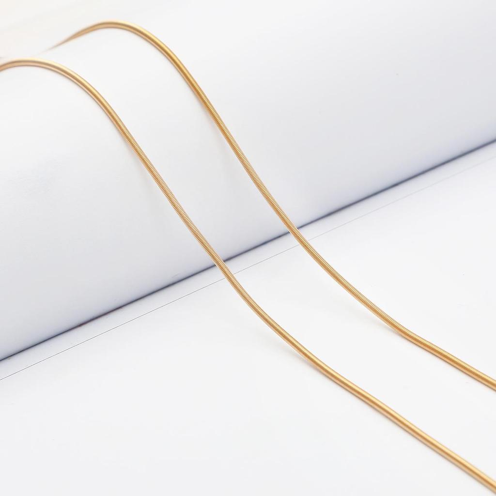 20/90cm Iron Spring Bar Chain For DIY Necklace Bracelet Jewelry Making Craft Accessories