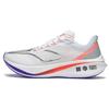 Li Ning Feidian 3.0 Challenger Dopamine Slip Resistant Shock Absorbing Durable Low Top Running Shoes Women Running Shoes Standard-White ARMT038-4
