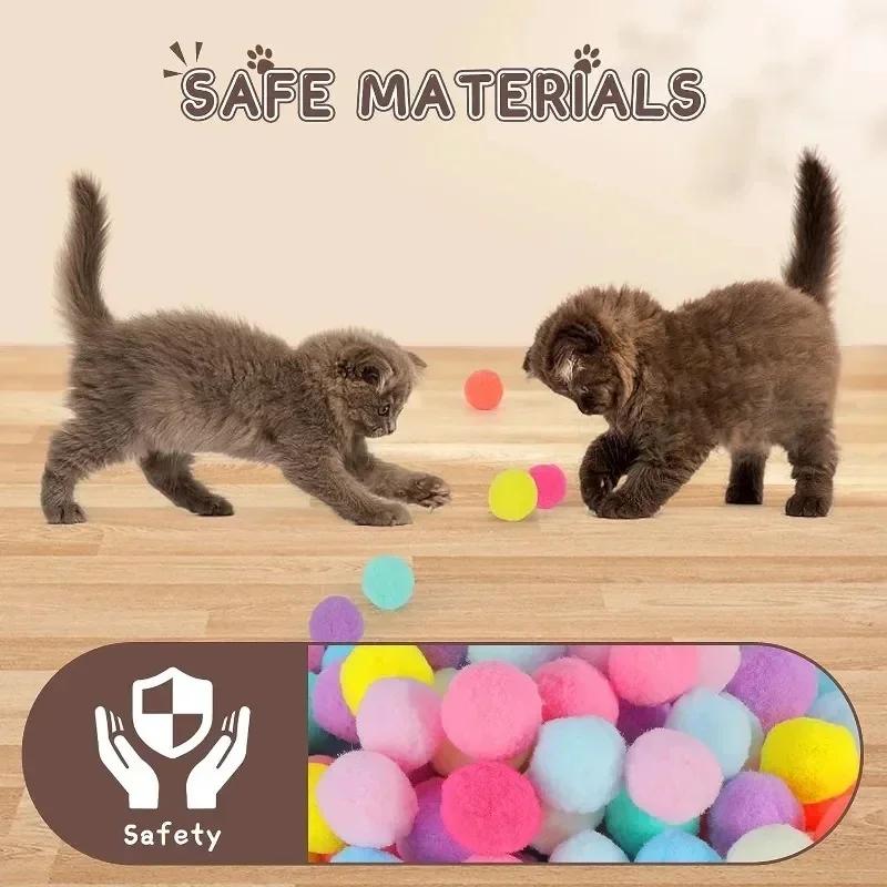Игрушки для кошек, интерактивное мини-ружье для кошек, стреляющее кошки.. Эластичные аксессуары для запуска игрушек, предназначенные для тренировок по игре с мячом.