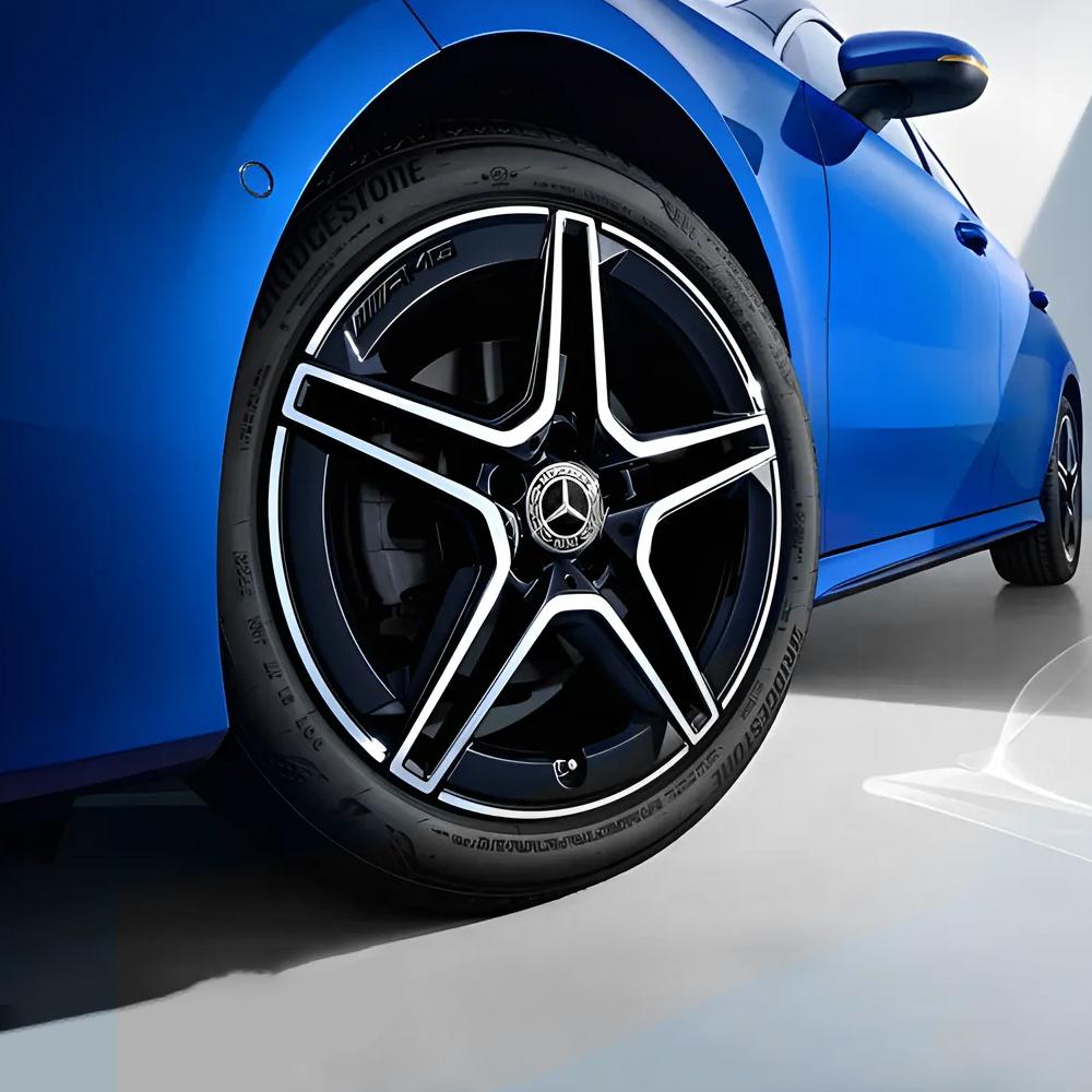 4Pcs 75MM Original Hub Caps Car Wheel Center Covers for Mercedes Benz A B C E M R G S Class Exclusive AMG W108 W124 W126 W140 LH3