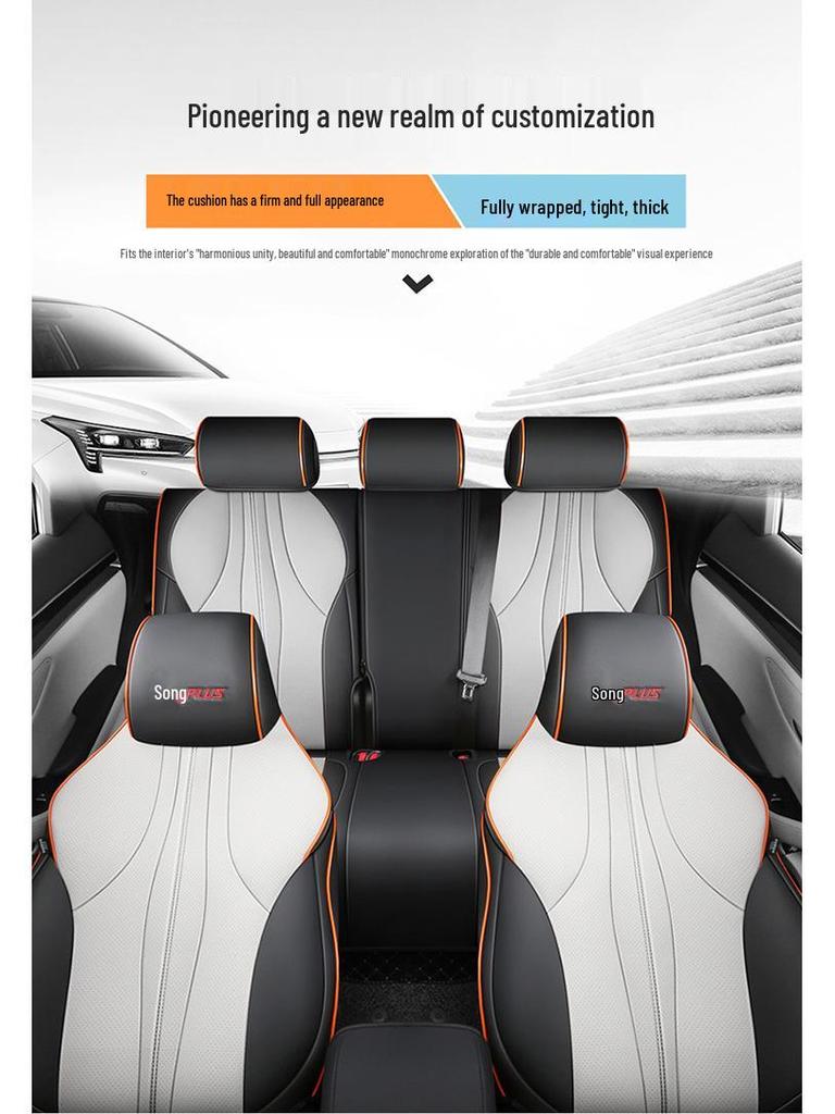 BYD Song PLUS All-Season Full Surround Seat Cushion Cover for 5-Seat Cars