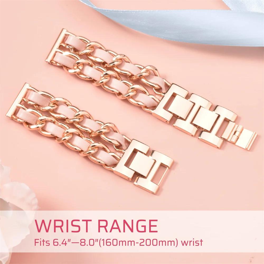 Кожаный + металлический ремешок для часов Huawei Fit 3, сменный ремешок для умных часов, браслет, браслет, аксессуары для Huawei Fit2