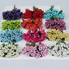 Artificial Silk Flower Floret European Fake Bridal Flowers Bouquet Wedding Home Party Decoration Wreath Material